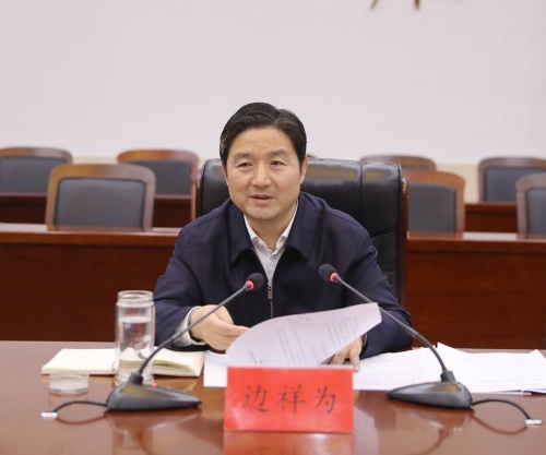 边祥为调研生活垃圾分类工作