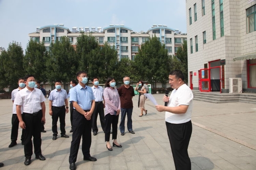 示范引领立标杆观摩学习共提升圣井街道召开重点工作推进会