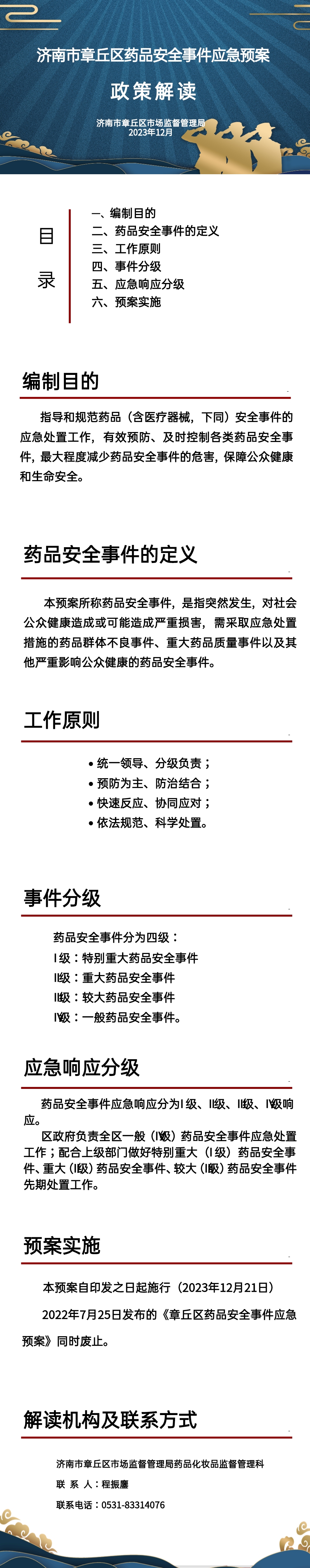 【一图读懂】济南市章丘区药品安全事件应急预案.jpg